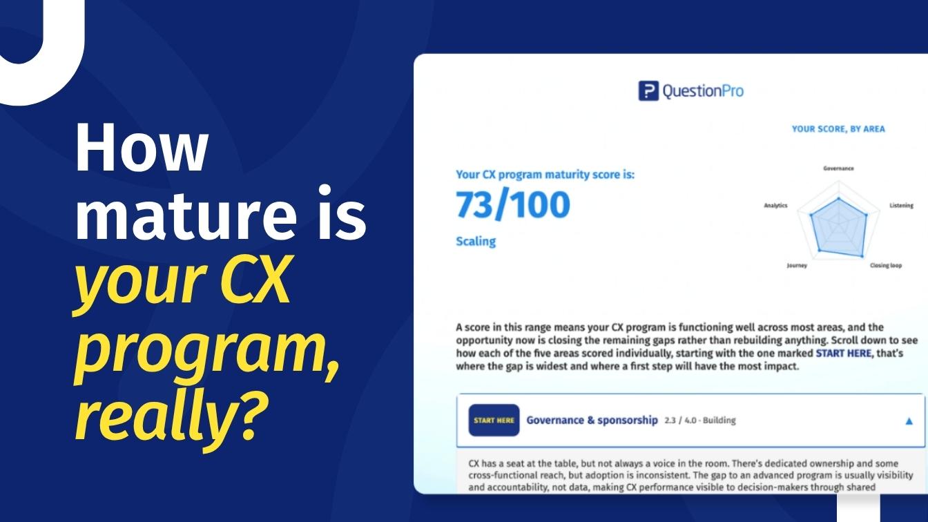 CX Program Maturity Assessment