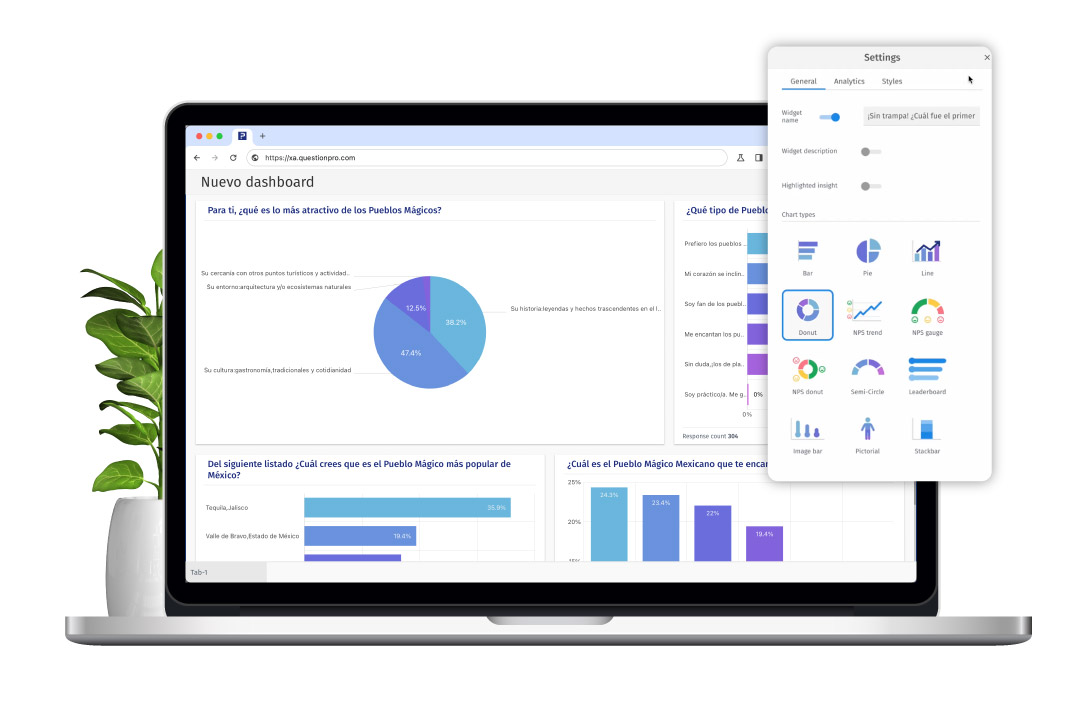 Dashboard QuestionPro XA