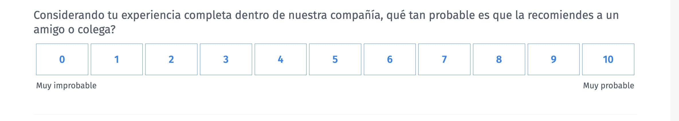 pregunta enps