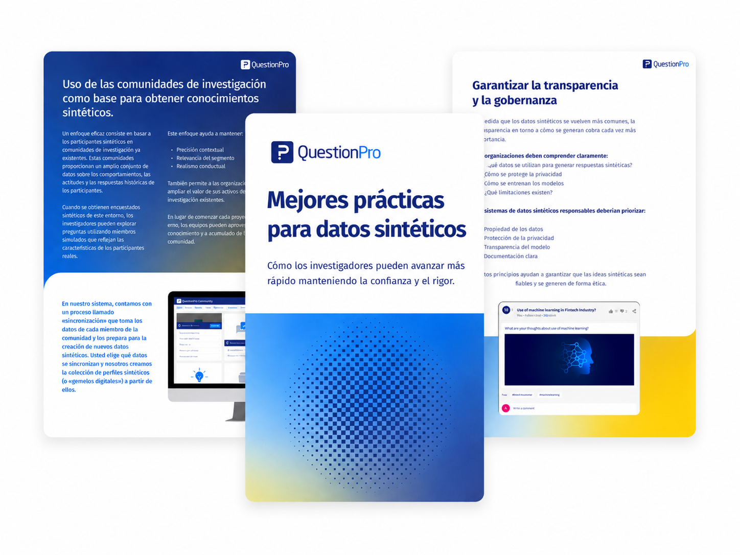 Ebook Mejores prácticas para datos sintéticos en investigación de mercados - QuestionPro
